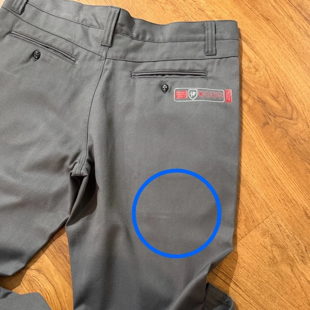 STRATA SFX241 Men 36x29 Gray Cat 2 Class 1 Inherent Protection MFR 1/2022 Pants‎